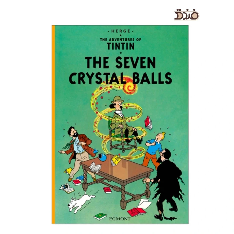 کتاب ماجراهای تن تن و میلو، هفت گوی  بلورین(جدید) (The Adventures of Tin Tin The Crystal Seven)زبان انگلیسی،کمیک Tintin