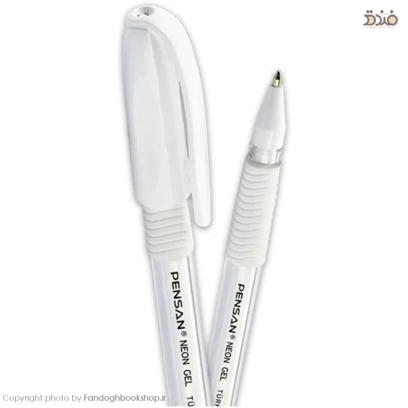 خودکار 1.0 ژله ای سفید از برند پنسان (Pensan Neon Gel Pen)