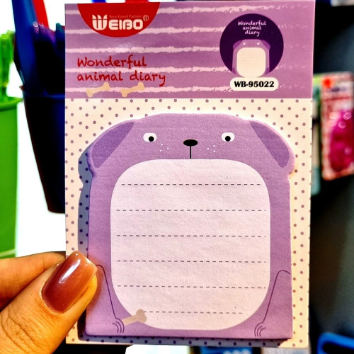 استیکی نوت ( پست ایت) فانتزی کد 01، از برند ویبو (Weibo Sticky note)