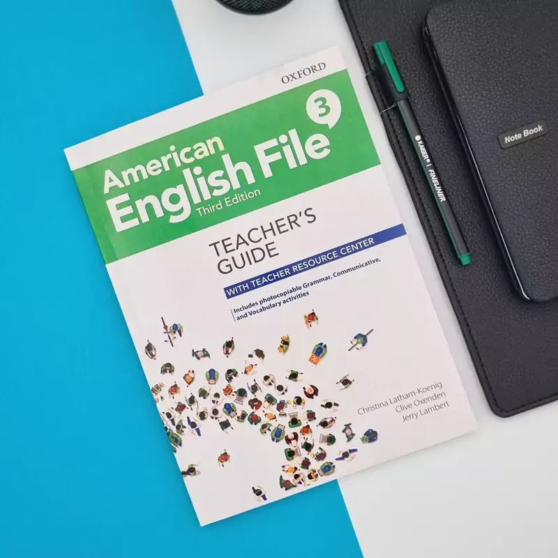کتاب معلم  American English File 3 3rd Edition Teachers Guide،قطع رحلی،امریکن فایل 3، teachers book american file 3