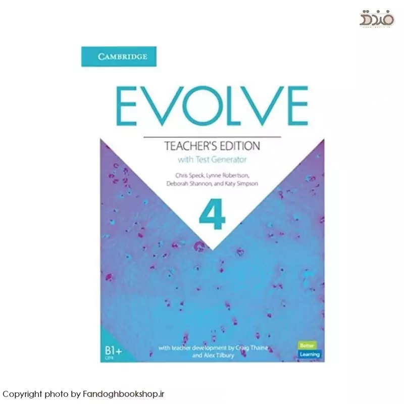 Evolve 4 Teachers Book Edition with Test Generated، (کتاب معلم ایوالو 4 همراه با آزمون های طرح شده)