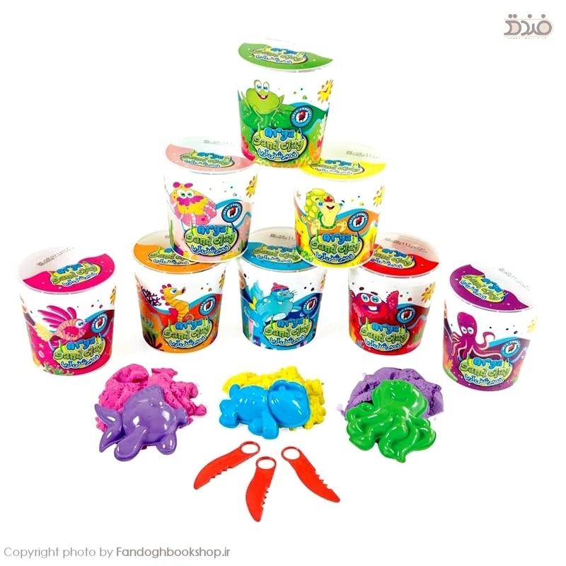 خمیر شنی 300 گرمی آریا همراه با ابزار (Arya Sand Clay)