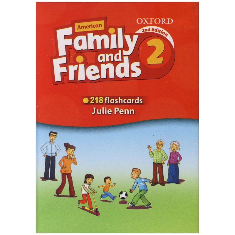 American Family and Friends 2 ،2nd Edition Flashcards (فلش کارت فمیلی اند فرندز 1 ویرایش دوم)