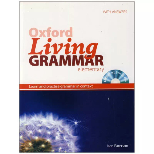 کتاب Oxford Living Grammar Elementary،آکسفورد لیوینگ گرامر المنتری، همراه با جواب و CD، آموزش زبان انگلیسی، Paterson