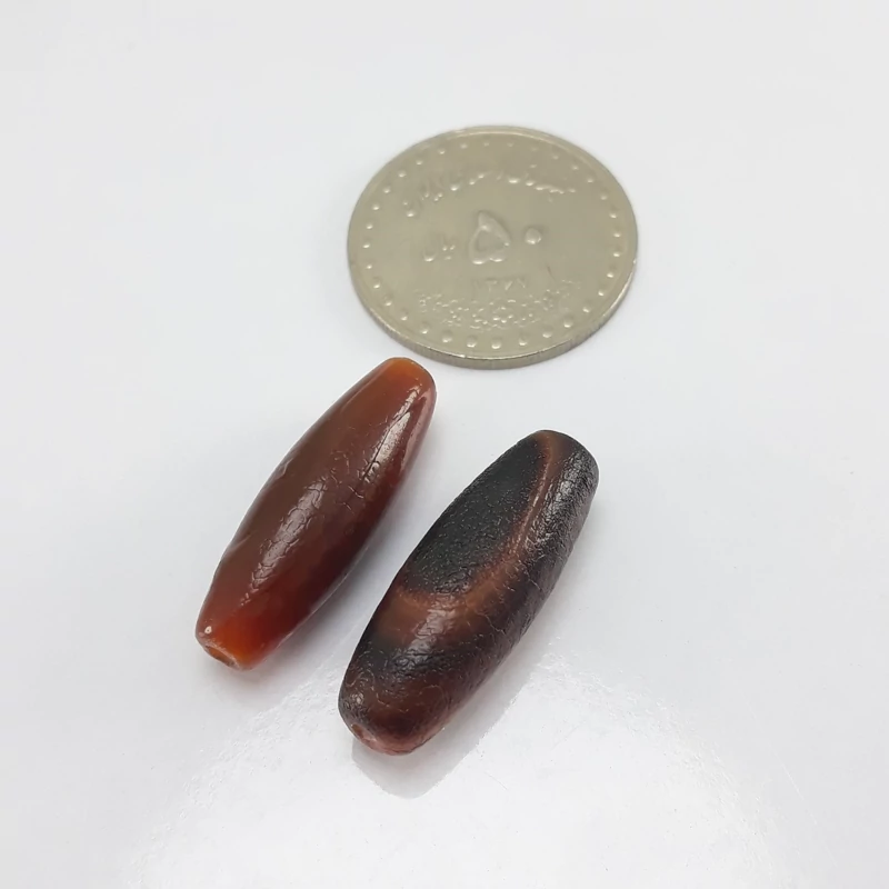 یه جفت مهره عقیق معدنی