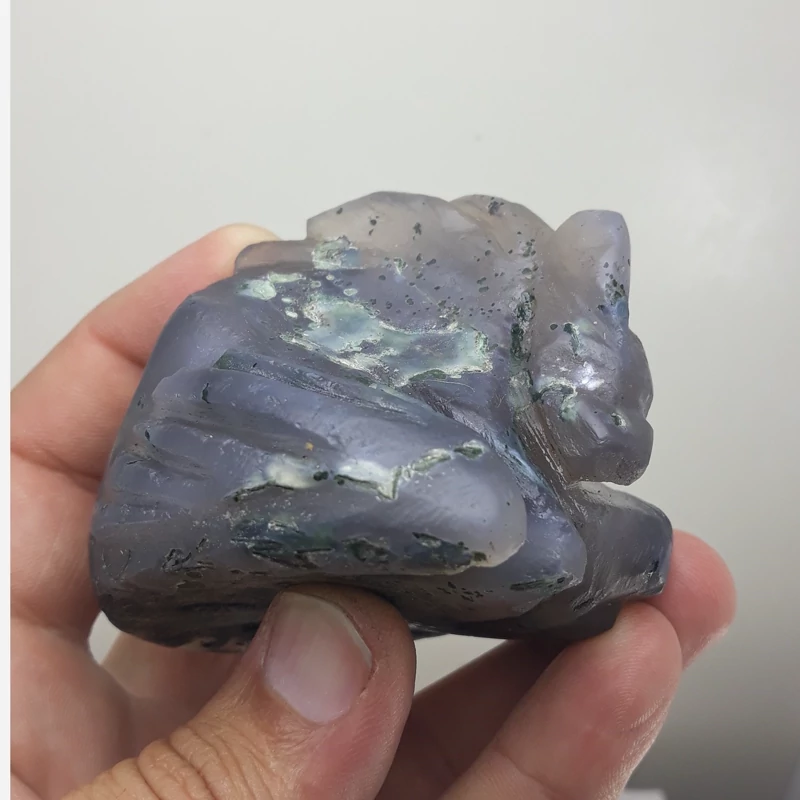مجسمه اژدها عقیق کبود معدنی