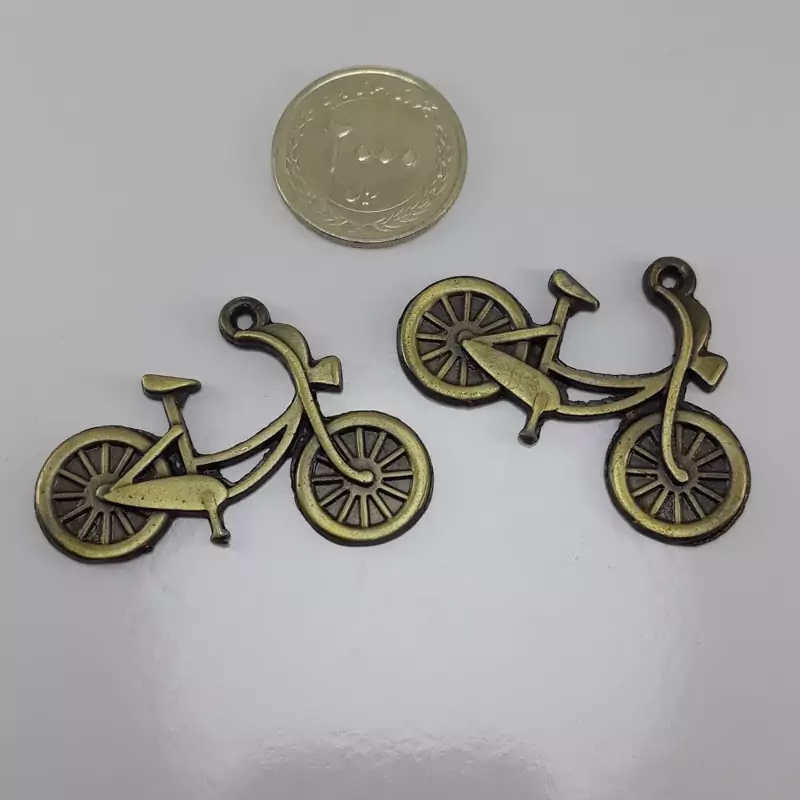 یک جفت گردنبند ست دوچرخه فلزی اسپورت