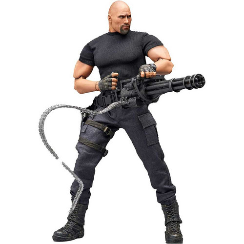 اکشن فیگور اسمارت آر تویز مدل راک لوک هابز طرح Luke Hobbs Fast and Furious Deluxe