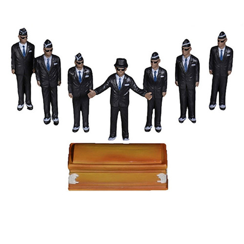 اکشن فیگور مدل رقص تابوت Pallbearer کد 2022 مجموعه 8 عددی