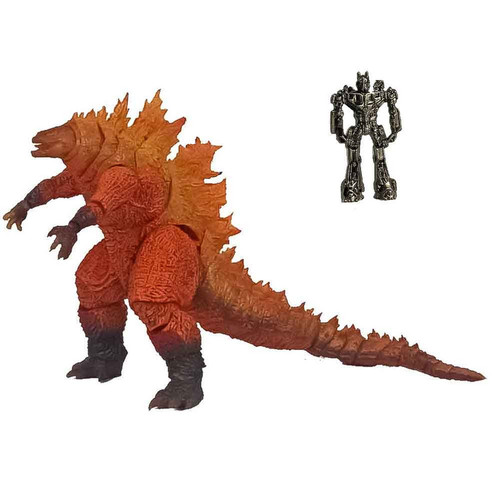 اکشن فیگور مدل گودزیلا طرح Godzilla burning مجموعه 2 عددی