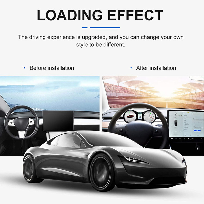 نمایشگر داشبورد خودرو کد HUD LCD-3/y مناسب برای تسلا مدل 3 Y