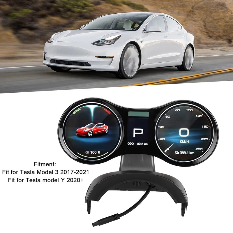 نمایشگر داشبورد خودرو کد HUD LCD-3/y مناسب برای تسلا مدل 3 Y