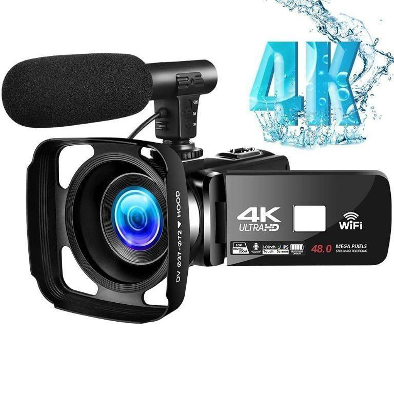 دوربین فیلم برداری مدل 4K 48MP 30FPS 18X-Gold One 666