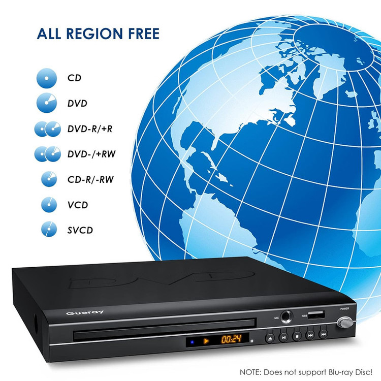 پخش کننده DVD گرای مدل G-D-206-2