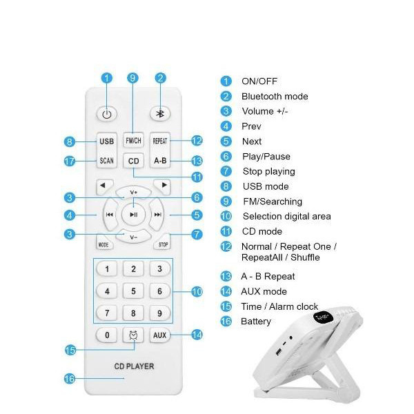 پخش کننده موسیقی مدل KC-609