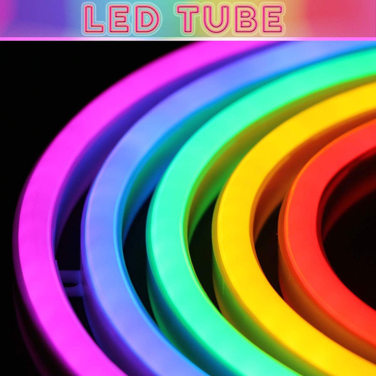 چراغ دیواری نئونی مدل رنگین کمان ZJ-01-rainbow-GM3