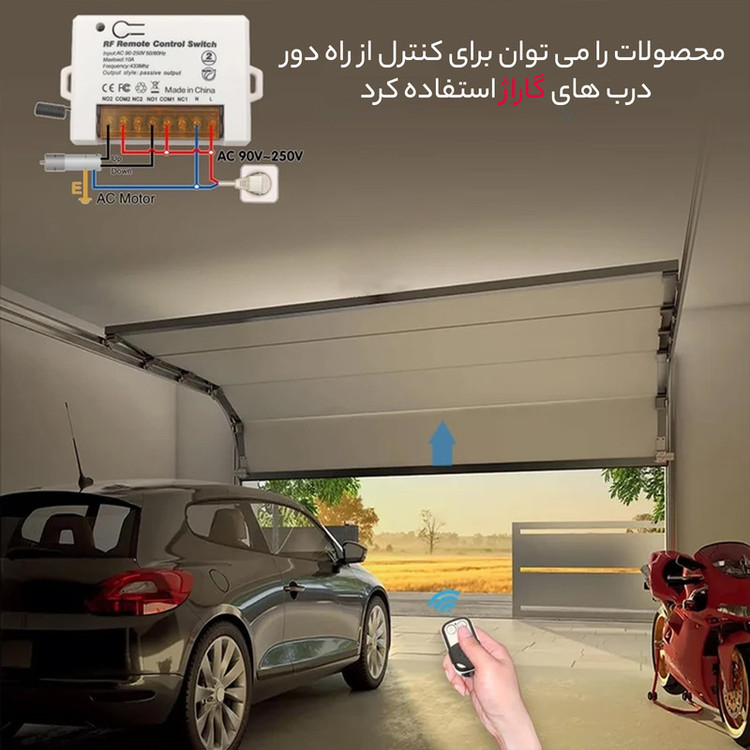 گیرنده رله 2 کانالی دیسرک مدل B09VXPCF2C