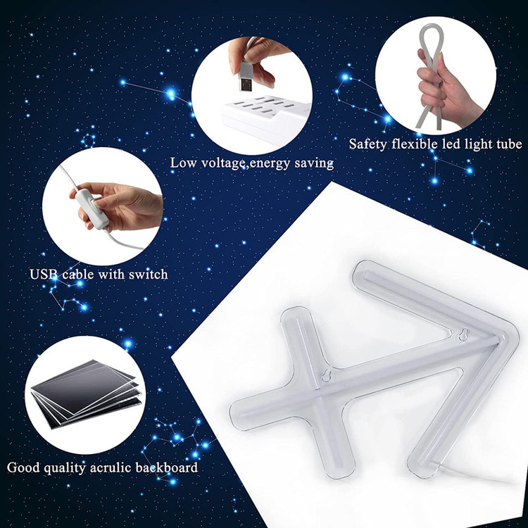 چراغ دیواری مدل نئون NEON-SAGITTARIUS