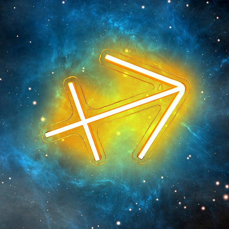 چراغ دیواری مدل نئون NEON-SAGITTARIUS