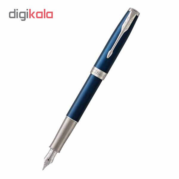 خودنویس پارکر مدل Sonnet Blue Lacquer Ct