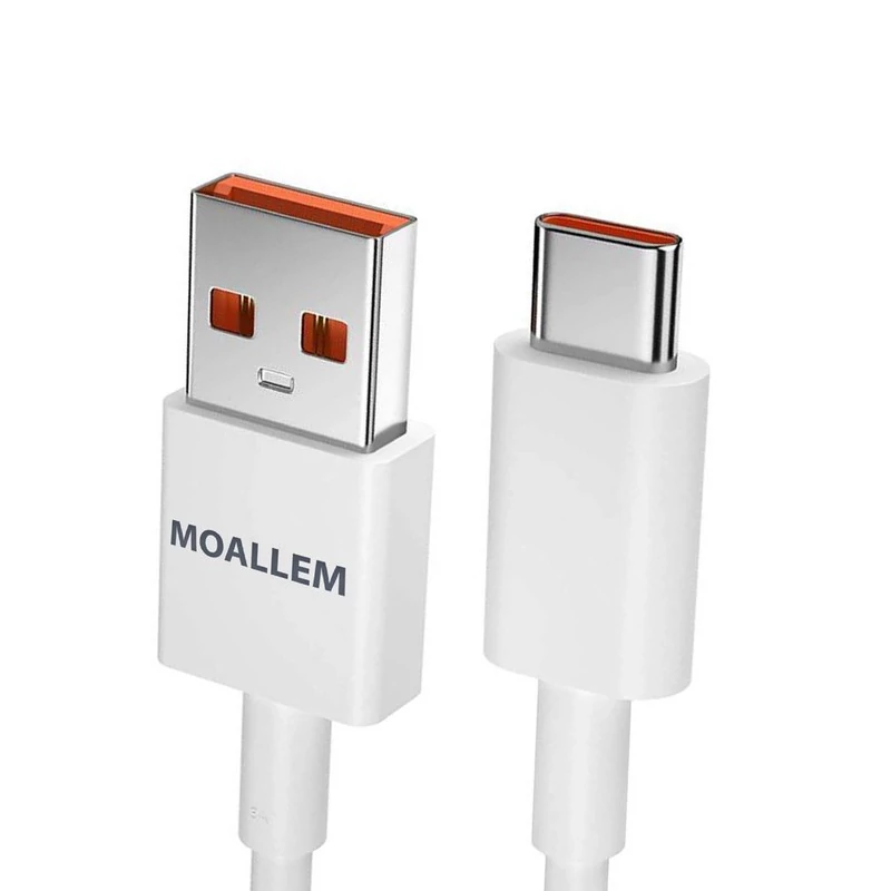 کابل تبدیل USB به  USB-C معلم مدل 33W-TURBO طول 1 متر