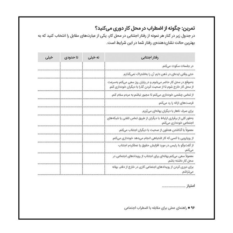 کتاب راهنمای عملی برای مقابله با اضطراب اجتماعی اثر دیوید شانلی انتشارات گوتنبرگ