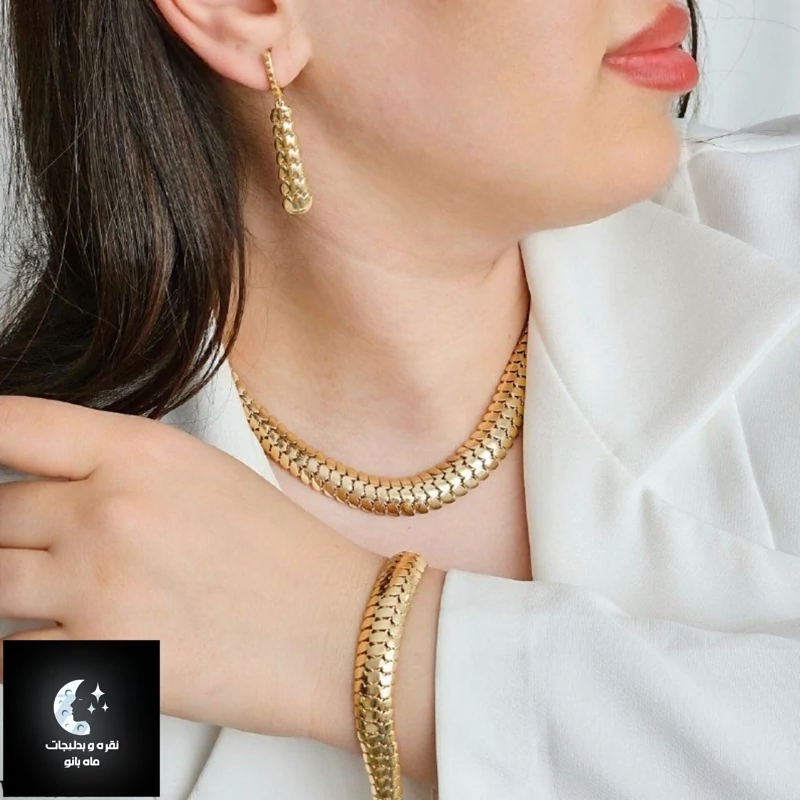 سرویس نقره زنانه پارلا اصل باعیار 925 و آبکاری طلا