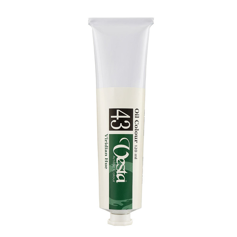 رنگ روغن وستا مدل Viridian Green Hue 43 حجم 120 میلی لیتر