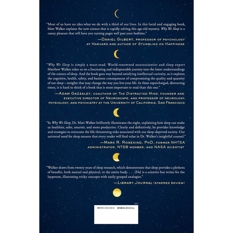 کتاب Why We Sleep اثر Matthew Walker PhD انتشارات Scribner