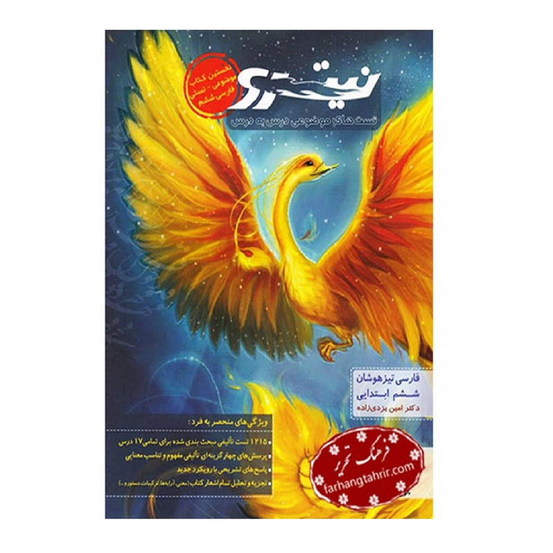 کتاب فارسی ششم نیترو تیزهوشان اثر امین یزدی زاده انتشارات پویش اندیشه خوارزمی جلد 1