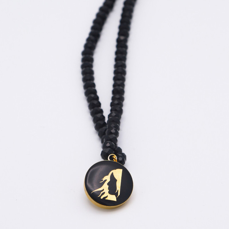 ست طلا 24 عیار زنانه آلتین هنر طرح نماد شهریور کد 10006M