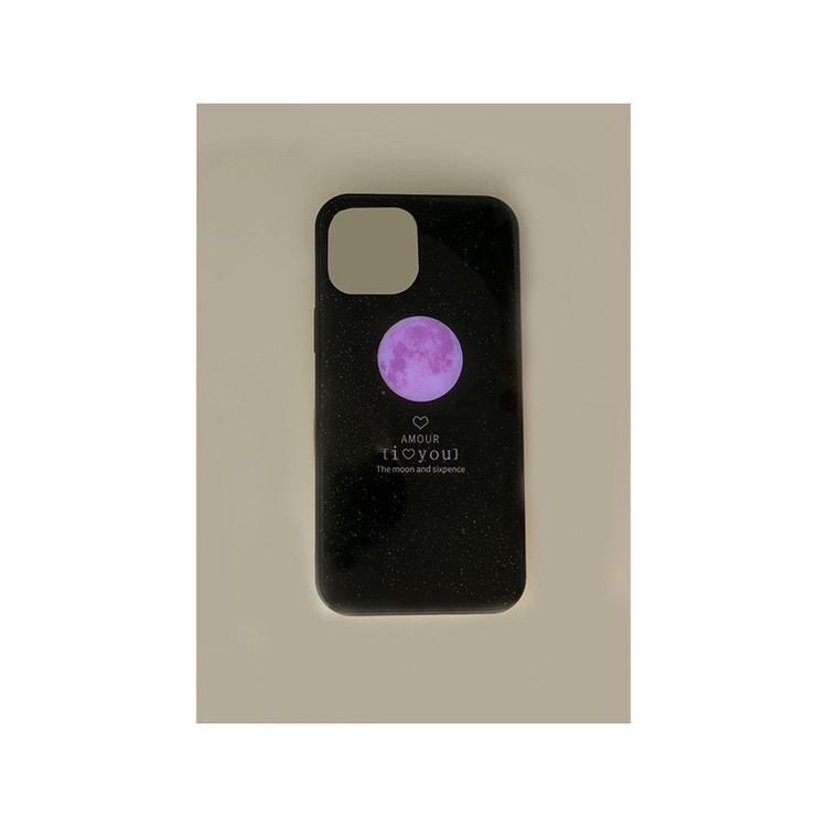 کاور داتینو طرح ماه ال ای دی دار شیشه ای مناسب برای گوشی موبایل اپل iPhone 13 Pro Max