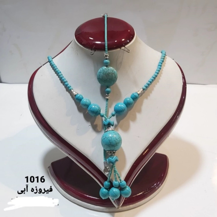 4 مدل گردنبند دستبند سنگی مدل هندی