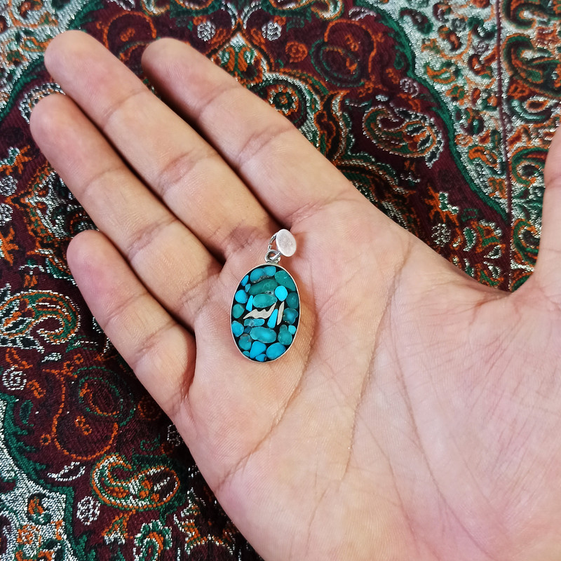 آویز گردنبند نقره زنانه سلین کالا مدل ce-pel55