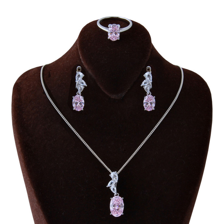 نیم ست نقره زنانه بازرگانی میلادی کد NTR_141