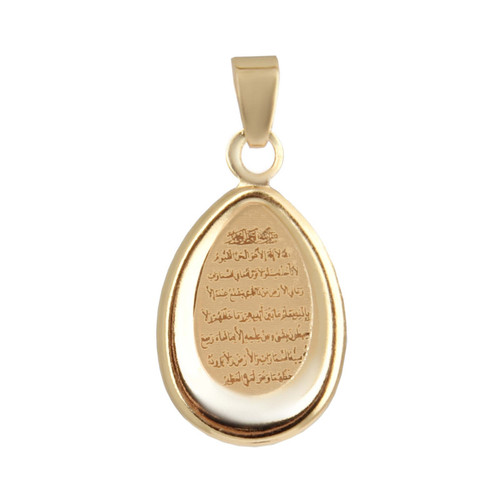 آویز گردنبند زنانه بازرگانی میلادی مدل استیل کد PKS_018
