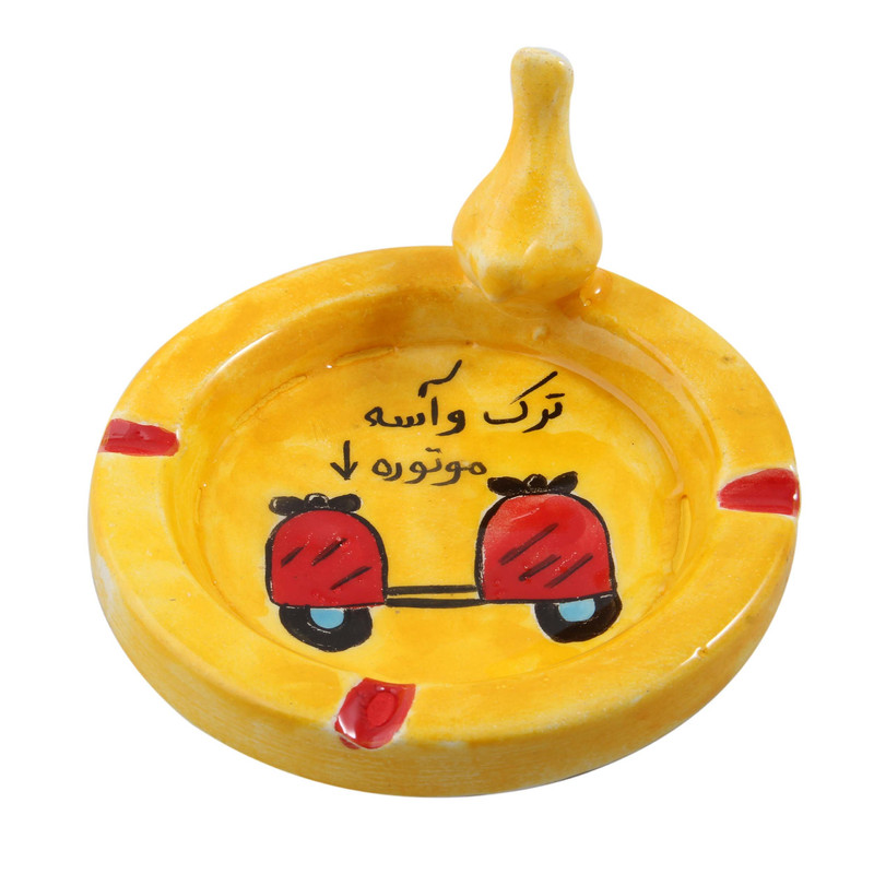 زیرسیگاری سفالی مدل فانتزی کد DEK_295