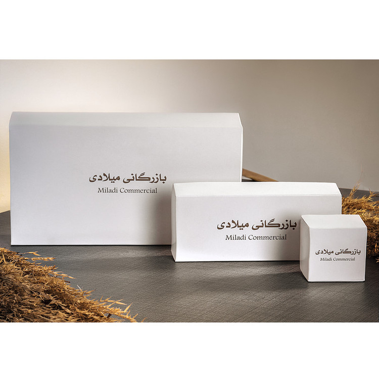 نیم ست نقره زنانه بازرگانی میلادی کد NTR_005