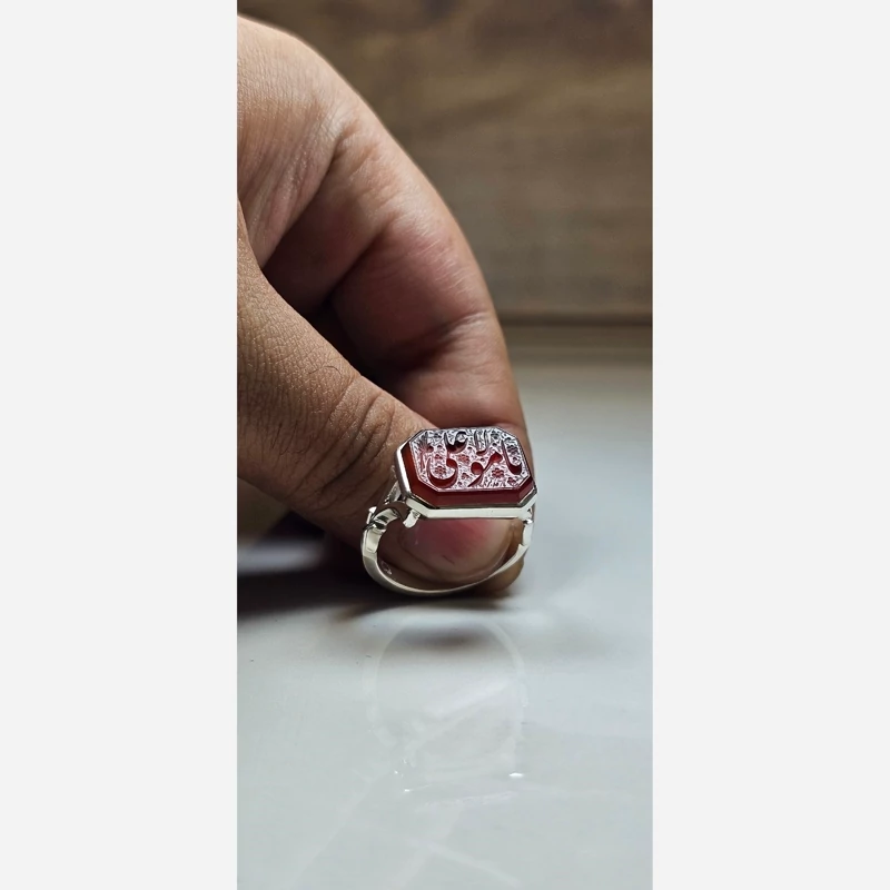 عقیق سرخ مولا علی