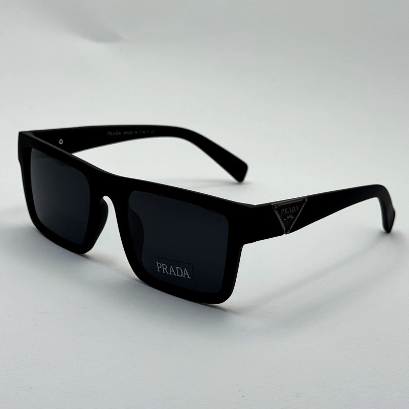 عینک آفتابی پلاریزه پرادا prada مشکی کد P2283