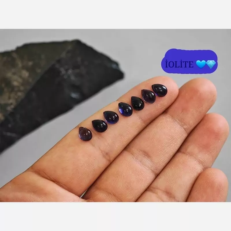 سنگ آیولایت جواهری تانزانیا معدنی و طبیعی
