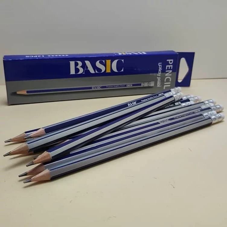 مداد مشکی 12 عددی  بیسیک HB-790