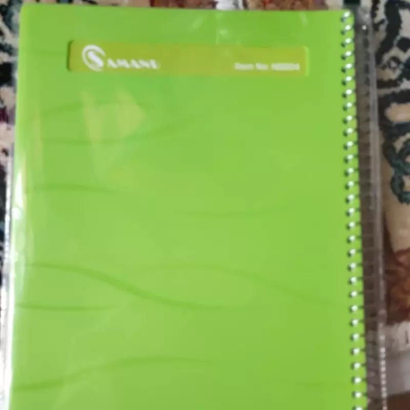 دفتر 100 برگ سمند جلد طلقی ضخیم 700 میکرون