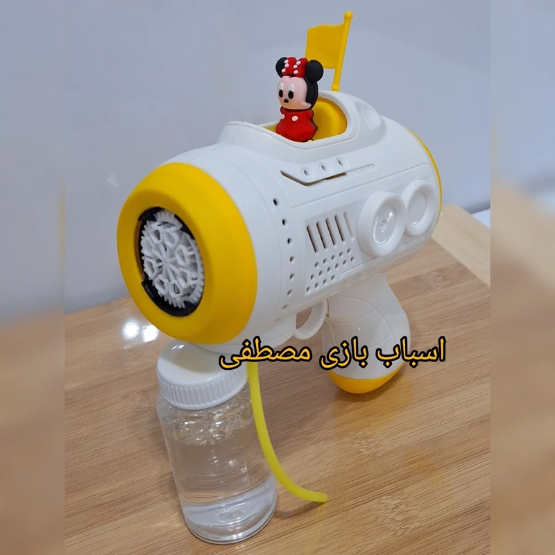 حباب ساز مخزنی تفنگی میکی موس جنس عالی