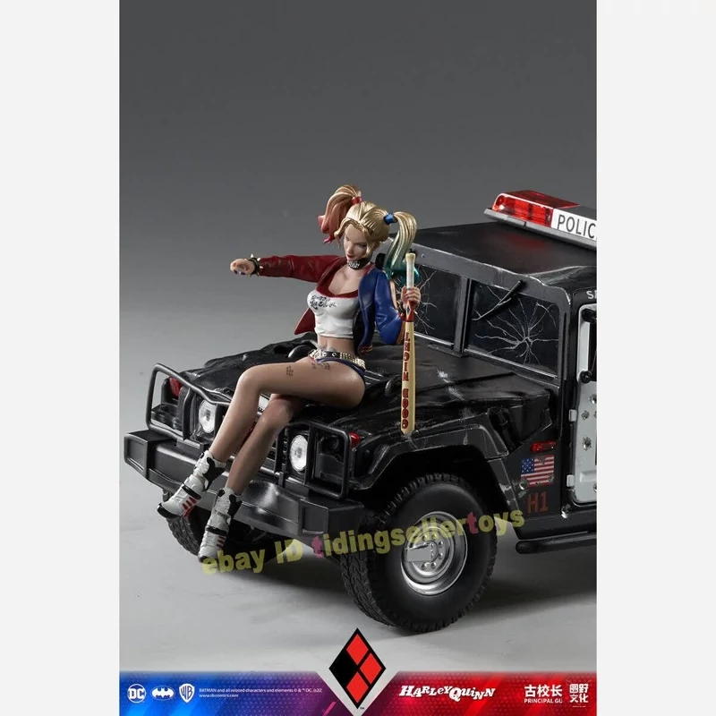 فیگور هارلی کوئین و پلیس هامر فلزی وارداتیZD Toys