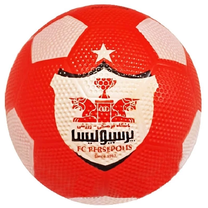 توپ فوتبال پرسپولیس سایز 4 با سوزن (پس کرایه)