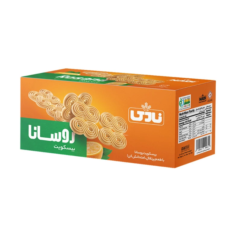 بیسکویت روسانا پرتقالی نادی - 500 گرم