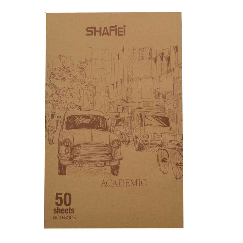 دفتر مشق 50 برگ شفیعی طرح ماشین کد 1503