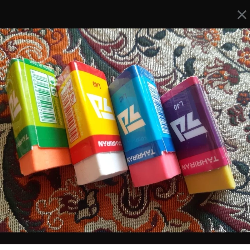 پاک کن تحریران مثلثی بسته 2 عددی
