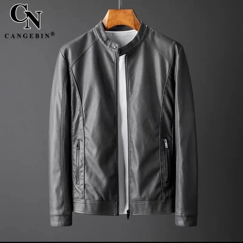 کاپشن چرم مردانه با کیفیت درجه یک ، ساده و شیک